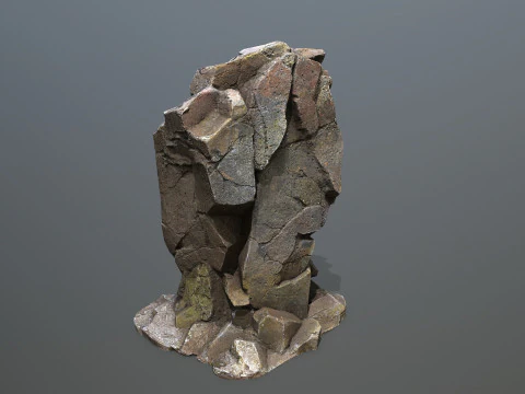 Cliff rocks 3D Model