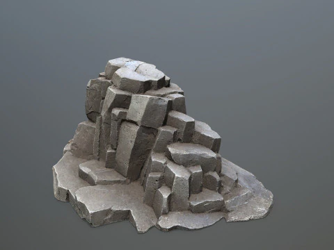 Cliff rocks 3D Model