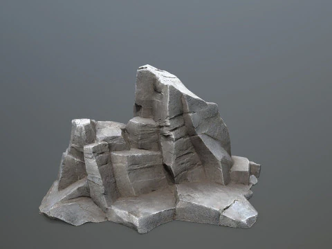 Cliff rocks 3D Model