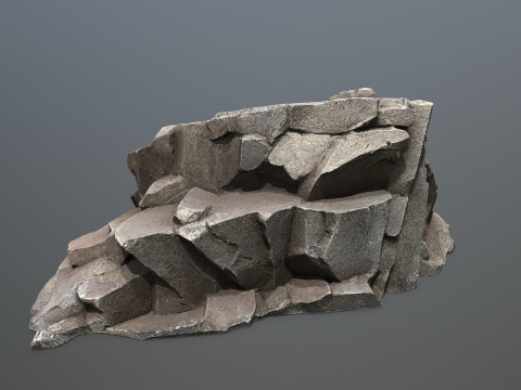 Cliff rocks 3Dモデル