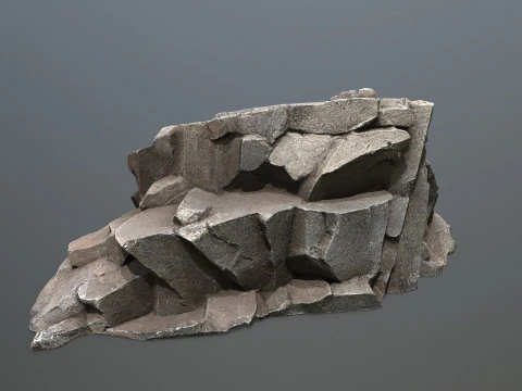 Cliff rocks 3D Model
