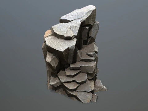 Cliff rocks 3D Model