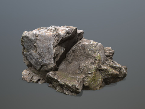 Cliff rocks 3Dモデル