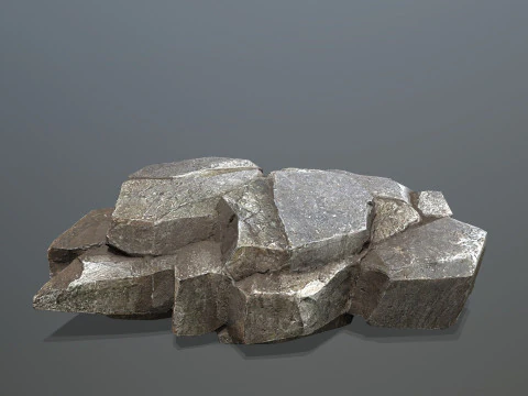 Cliff rocks 3D Model