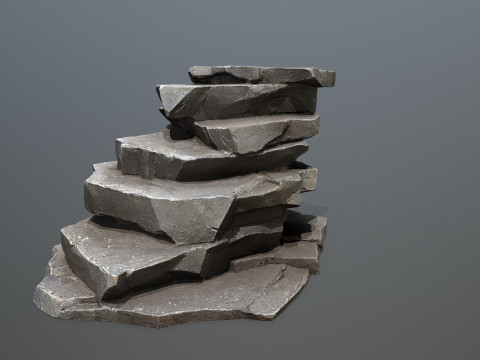 Cliff rocks 3Dモデル
