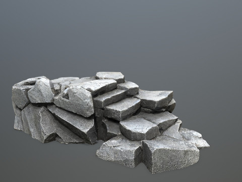 Cliff rocks 3Dモデル