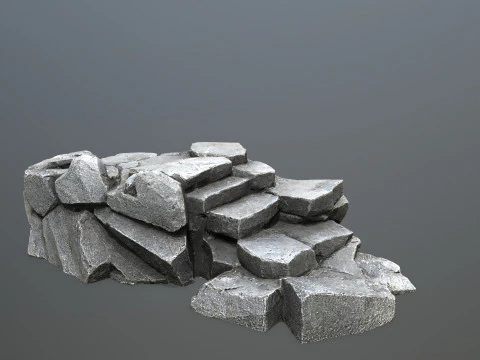 Cliff rocks 3D Model