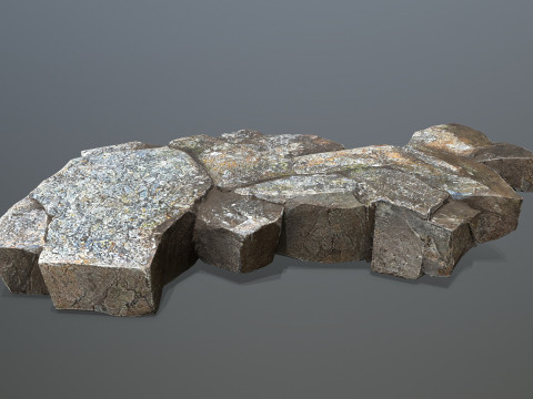 Cliff rocks 3Dモデル