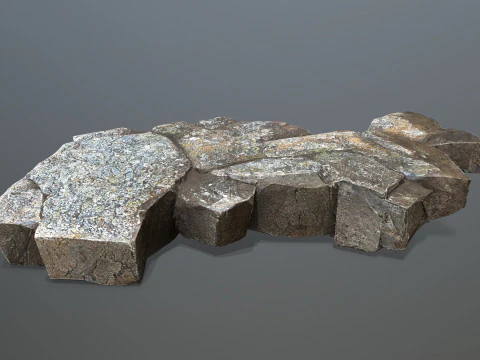 Cliff rocks 3D Model
