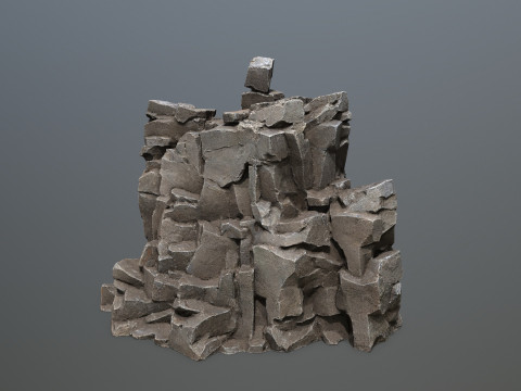 Cliff rocks 3Dモデル