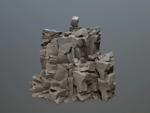 Cliff rocks 3D Model