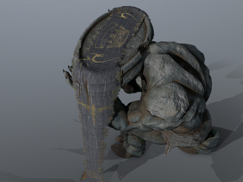 Minotaur Ruin Set 3D मॉडल