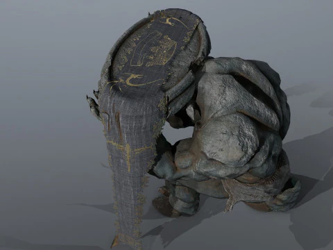 Minotaur Ruin Set 3D Model