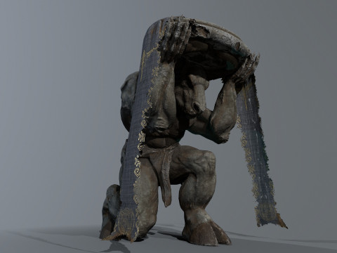 Minotaur Ruin Set 3D मॉडल