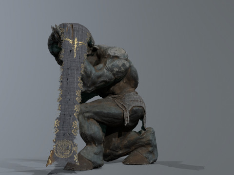 Minotaur Ruin Set 3D मॉडल