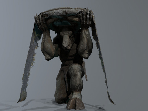 Minotaur Ruin Set 3D मॉडल