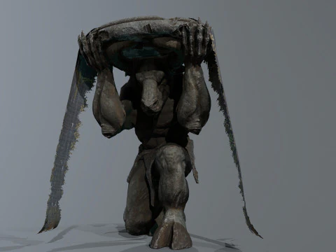 Minotaur Ruin Set 3D Model