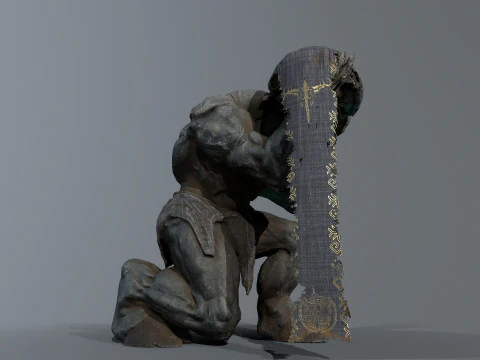 Minotaur Ruin Set 3D Model