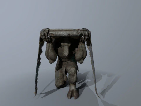 Minotaur Ruin Set 3D Model