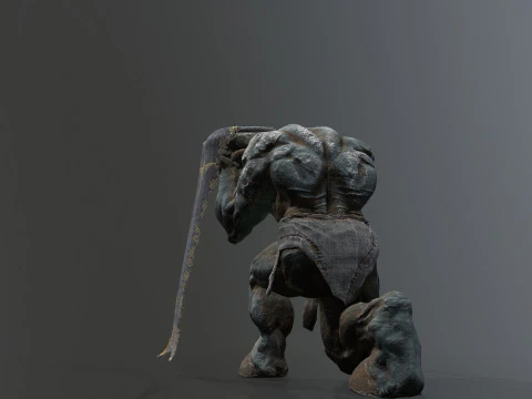 Minotaur Ruin Set 3D Model