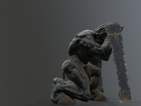 Minotaur Ruin Set 3D मॉडल