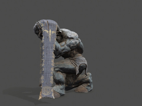 Minotaur Ruin Set 3D मॉडल