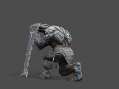 Minotaur Ruin Set 3D Model