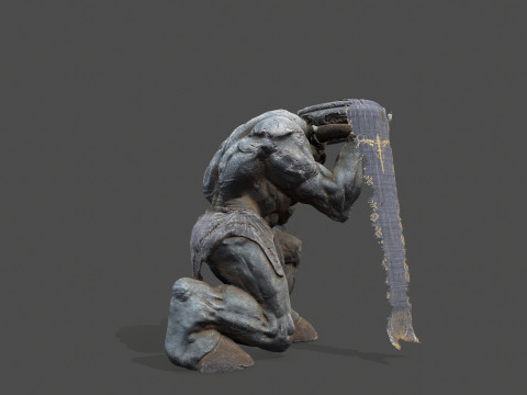 Minotaur Ruin Set 3D मॉडल