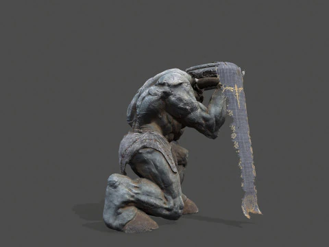 Minotaur Ruin Set 3D Model