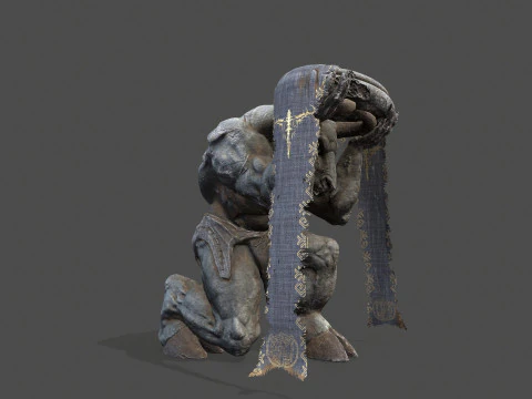 Minotaur Ruin Set 3D Model