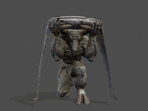 Minotaur Ruin Set 3D मॉडल