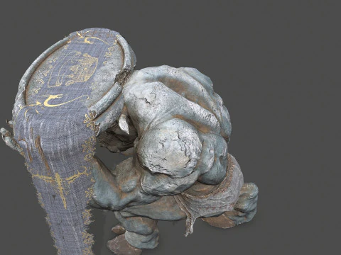 Minotaur Ruin Set 3D Model
