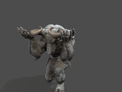 Minotaur Ruin Set 3D मॉडल