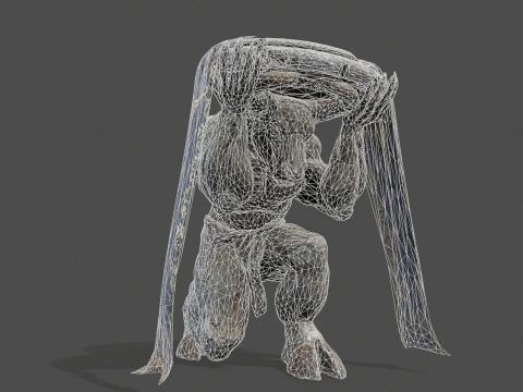 Minotaur Ruin Set 3D Model