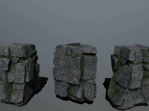 Cliff rocks 3D मॉडल