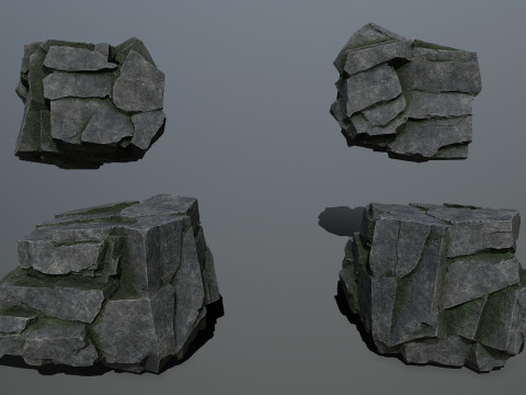 Cliff rocks 3D मॉडल
