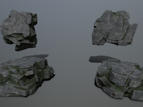 Cliff rocks 3D मॉडल