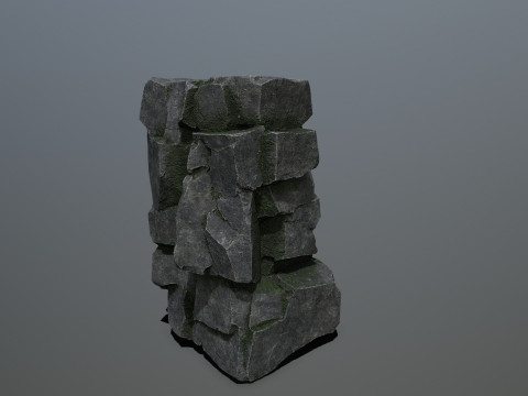 Cliff rocks 3D मॉडल