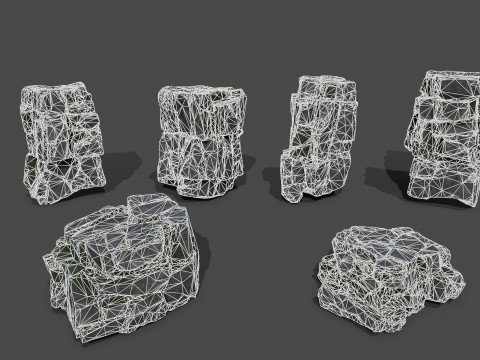Cliff rocks 3D मॉडल