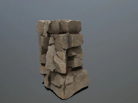 Desert rocks 3D Model