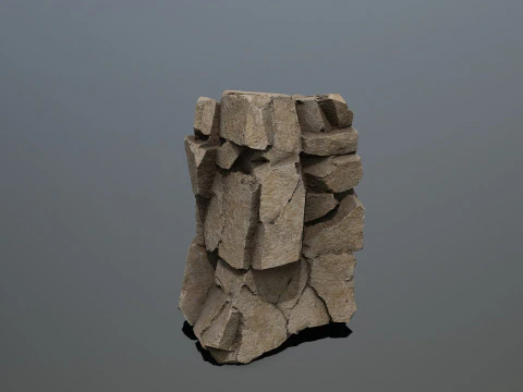 Desert rocks 3D Model