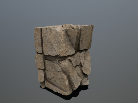 Desert rocks Modèle 3D