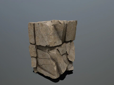 Desert rocks 3D Model