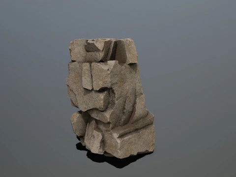 Desert rocks 3D Model