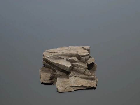 Desert rocks 3D Model