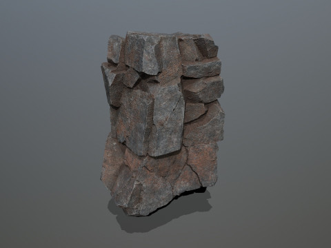 Cliff rocks 3D 模型