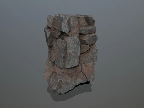 Cliff rocks 3D Model