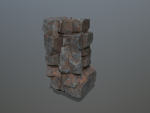 Cliff rocks 3D 模型