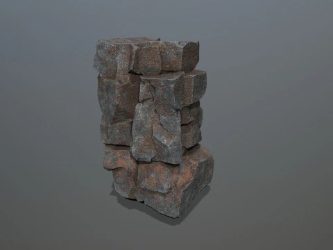 Cliff rocks 3D Model