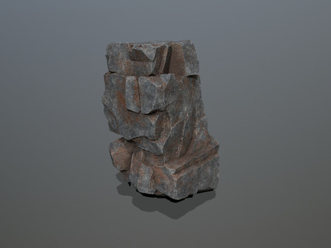 Cliff rocks 3D 模型
